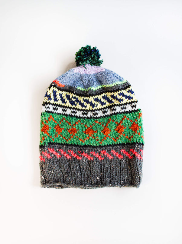hand-knitted beanie, knit beanie