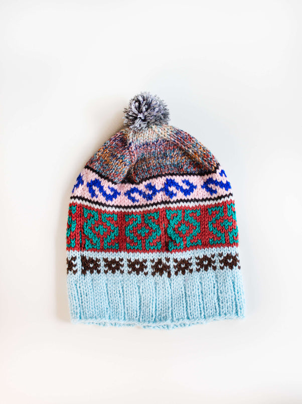 hand-knitted beanie, knit beanie