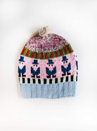 hand-knitted beanie, knit beanie