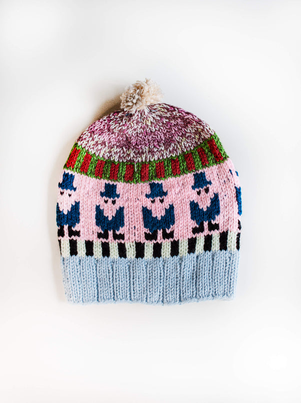 hand-knitted beanie, knit beanie