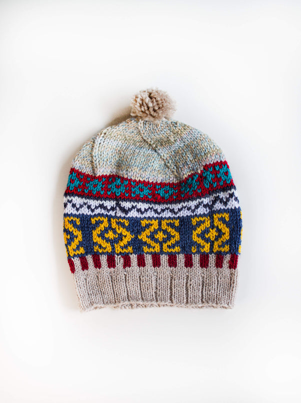 hand-knitted beanie, knit beanie