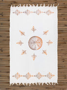 block printed bamboo Turkish towel sarong bamboo towel