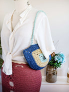 evil eye clutch hand-crochet clutch bag crochet bag