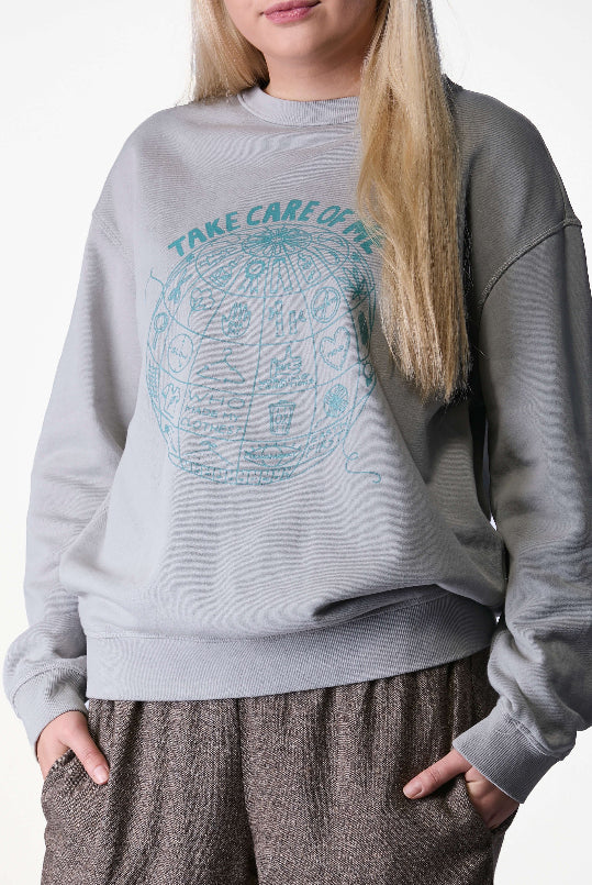 sustainable environmental friendly sweatshirt cloud grey sweat