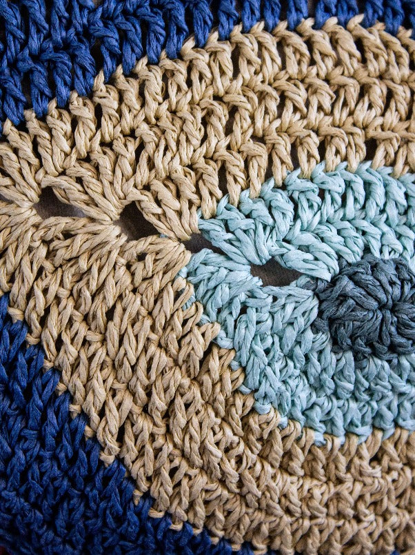 evil eye clutch hand-crochet clutch bag crochet bag