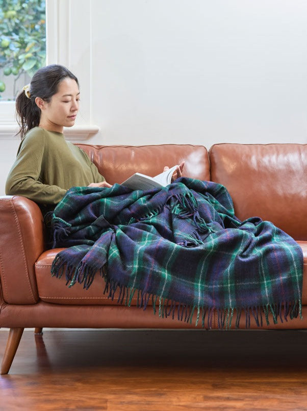 recycled wool blanket winter soft blanket