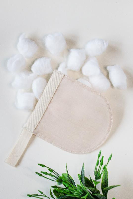 silk face glove, silk exfoliating mitt, exfoliating glove, silk kese, turkish silk kese, bath glove