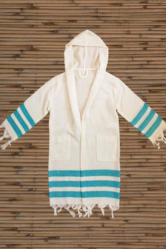 Turkish towel, Beach towels Bamboo Hooded Kids Robe