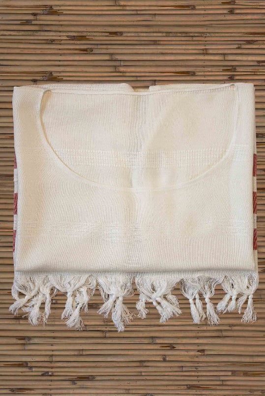 Bamboo Natural Poncho detail , beach towels, towels and robes
