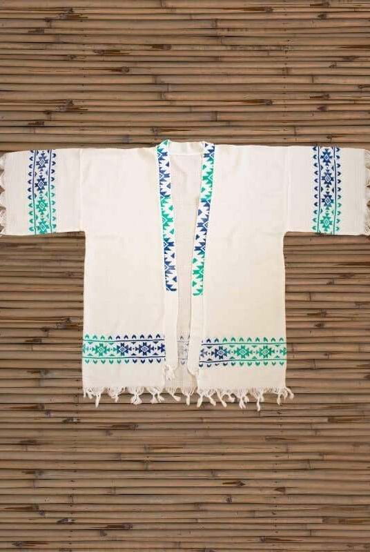 Turkish towel, beach towels Bamboo Woodblock Print Robe