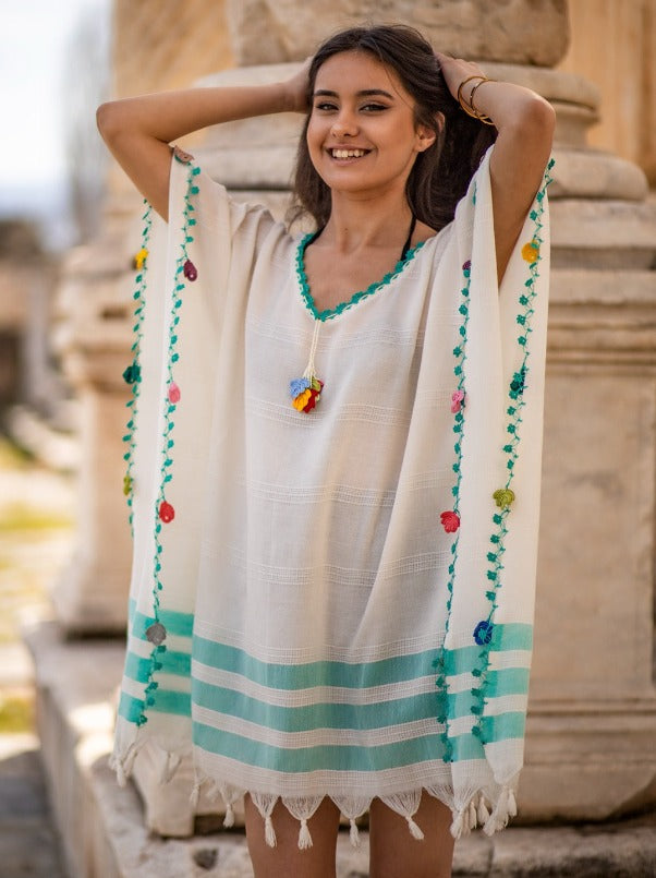 bamboo beach dress turkish bamboo needlework poncho