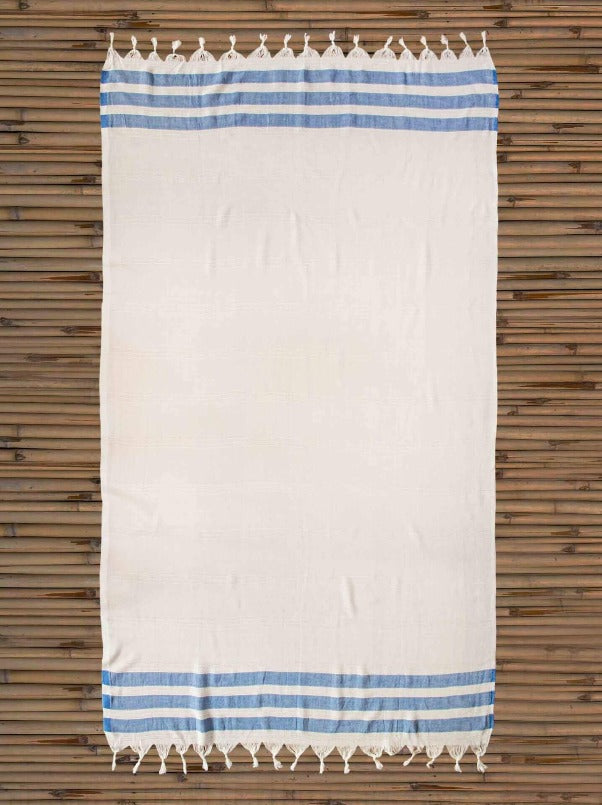 Turkish towel,  Beach towels Striped Bamboo Loincloth Towel