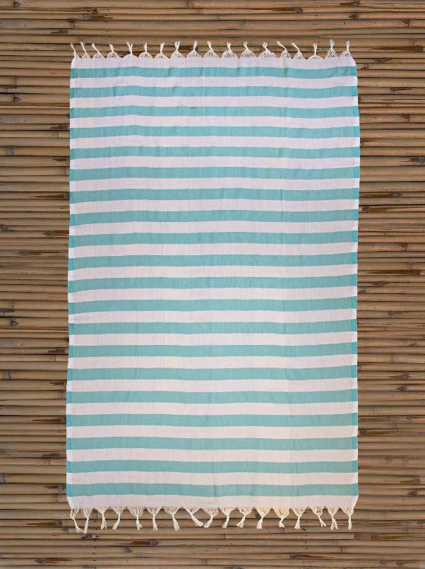 Turkish towel,  Beach towels Striped Bamboo Loincloth Towel