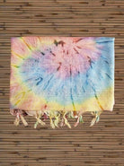 Turkish towel,  Beach towels Tie-dye Bamboo Loincloth Towel folded