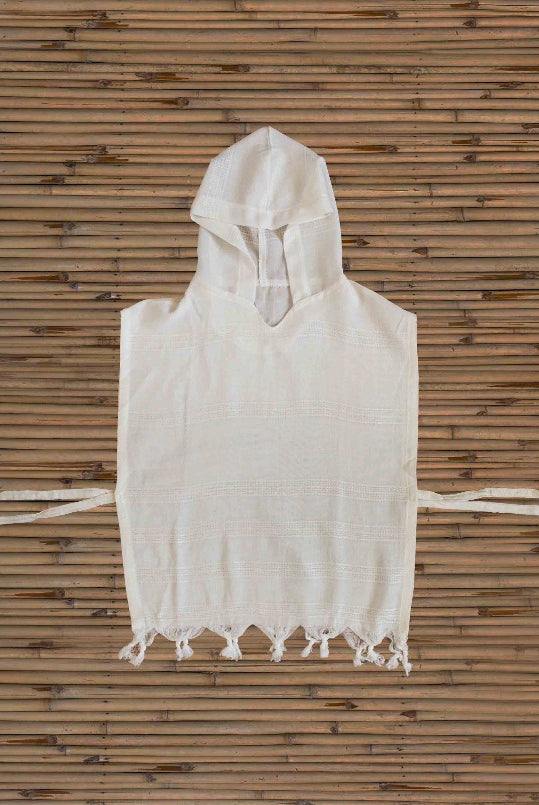 Turkish towel, Beach towels Bamboo Hooded Kids Robe detail