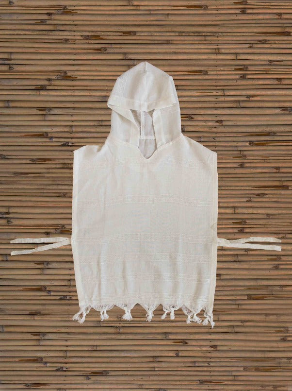 Turkish towel,  Beach towels Bamboo Hooded Kids Robe detail