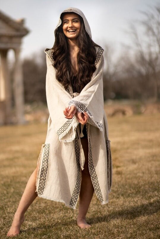 washed linen robe linen kimono turkish linen