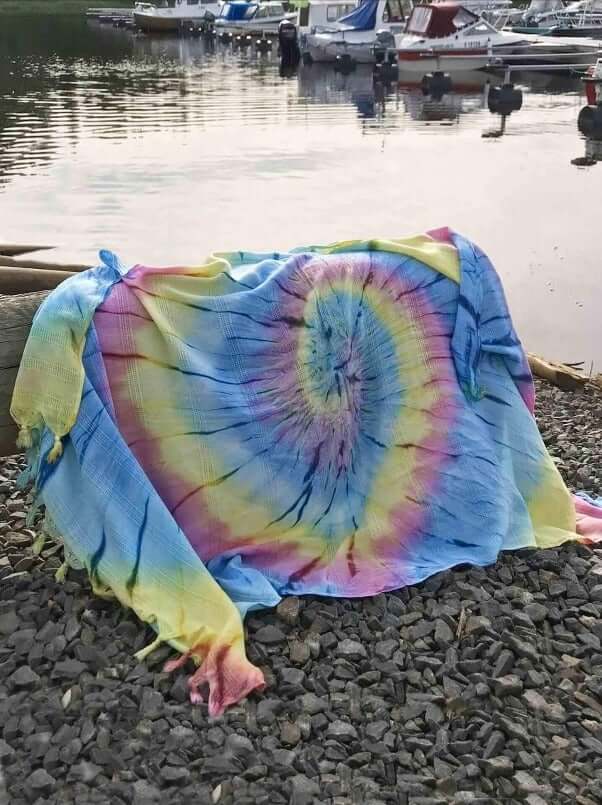 Turkish towel,  Beach towels Tie-dye Bamboo Loincloth Towel, Turkish towel