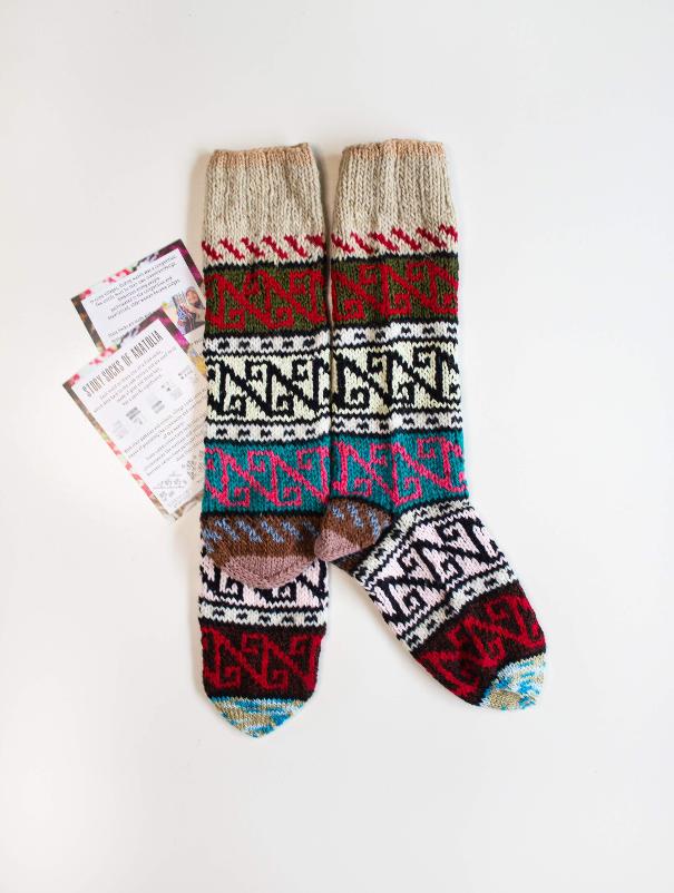 chrismas socks, winter socks, hand-knitted socks, traditional socks, nordic socks, xmas socks, christmas stockings