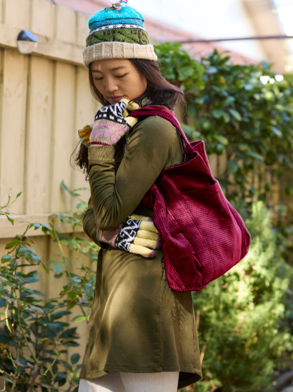 cord bag melbourne made corduroy bag cord tote bag burgundy cord bag red bag