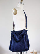 cotton corduroy tote bag,made in australia bag, melbourne made bag, blue cord bag, navy bag, cotton corduroy, tote bag