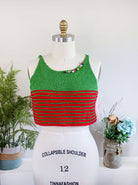 handknitted xmas top
