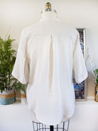 women's linen shirt womens cream shirt summer shirt linen shirt