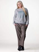 sustainable environmental friendly sweatshirt cloud grey sweat top