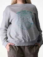 sustainable environmental friendly sweatshirt cloud grey sweat top