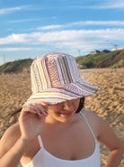 reversible bucket hat made in melbourne cotton for summer