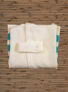 Turkish towel,  Beach towels Bamboo Hooded Kids Robe folded