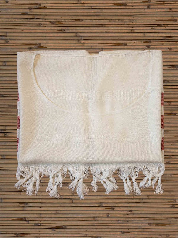 Bamboo Natural Poncho detail , beach towels, towels and robes
