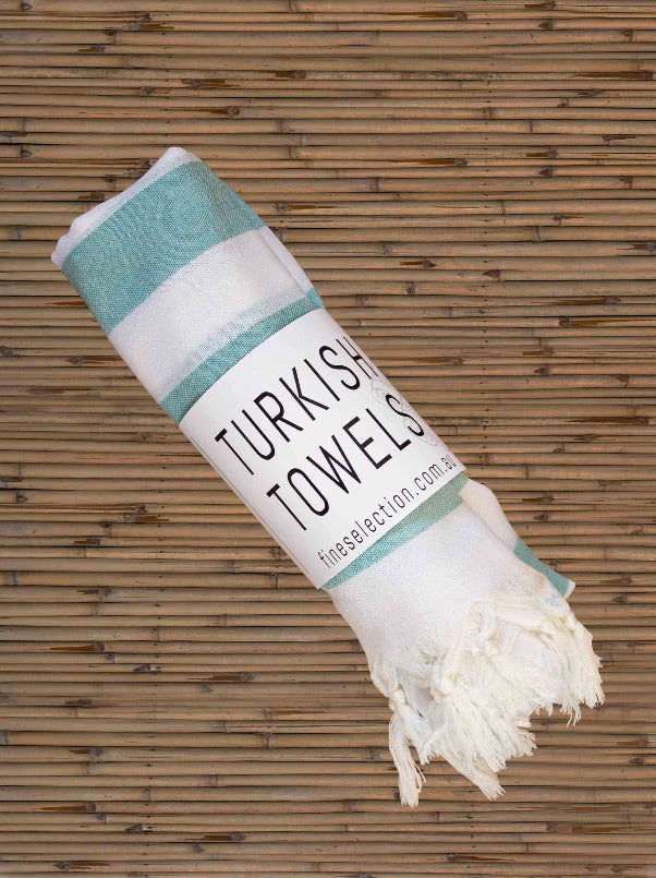 Turkish towel,  Beach towels Striped Bamboo Loincloth Towel