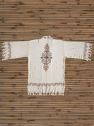 washed linen turkish robe kimono